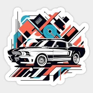 Car Muscle 1970 RBW Sticker